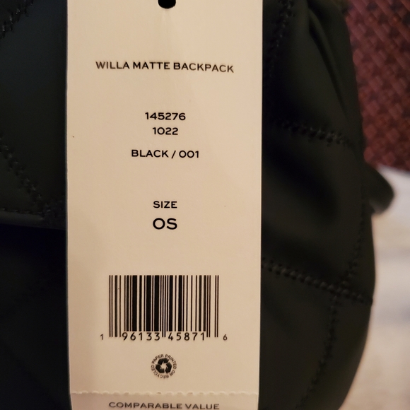 BRAND NEW WITH TAG! TORY BURCH WILLA MATTE BACKPACK - Picture 6 of 14